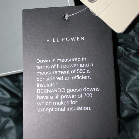 NWT Bernardo - Packable EcoPlume™ Coat  green  size XS - Picture 10 of 12